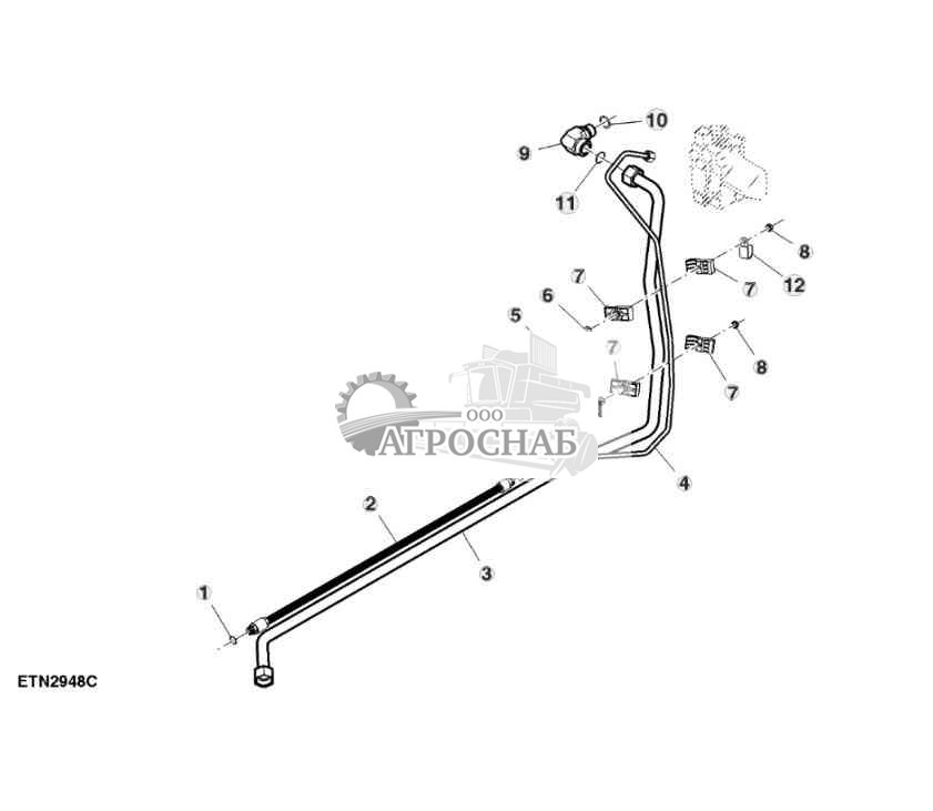 Линии гидравлического насоса, SCV 